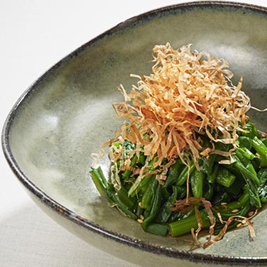 春菊・にら・ほうれん草のおひたし