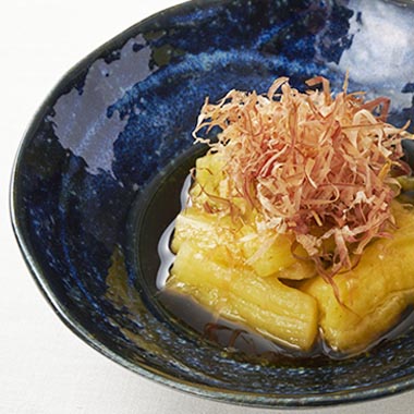 焼き茄子のおひたし