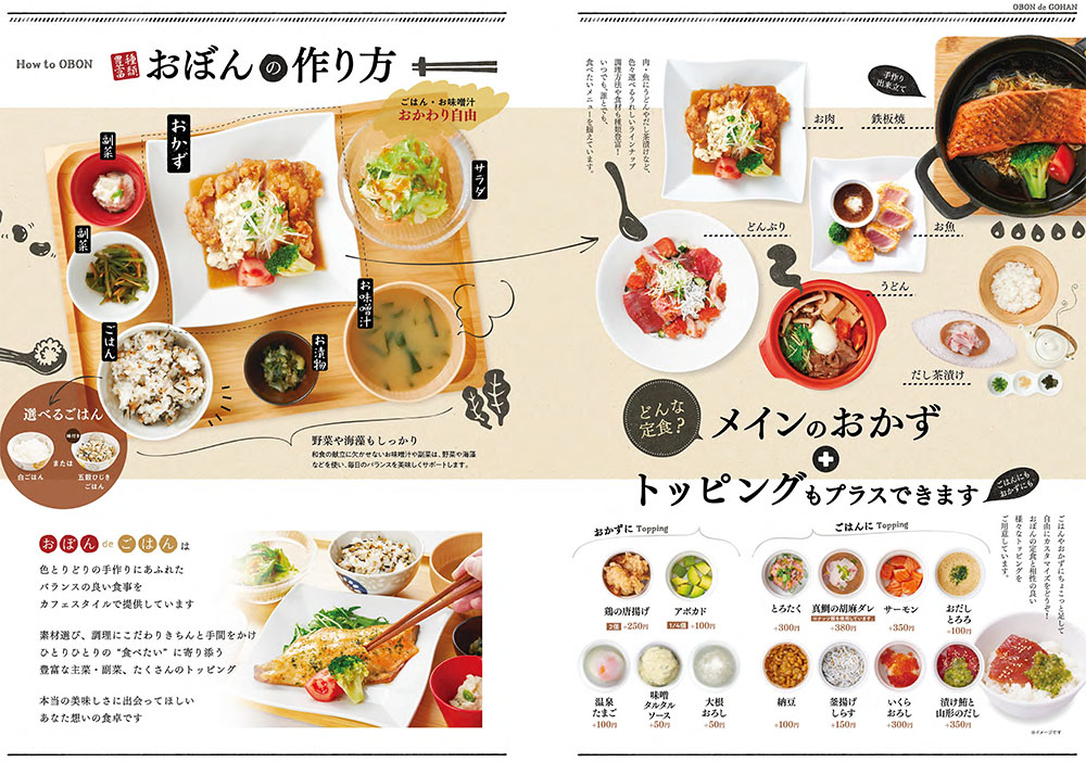 おぼんの定食