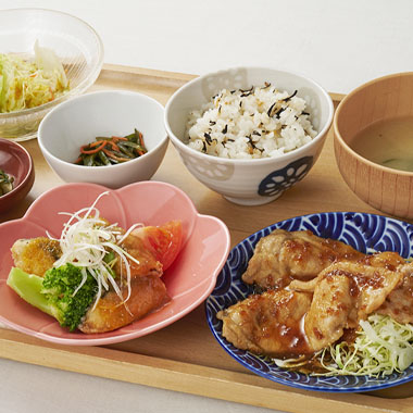 さば油淋鶏＆生姜焼き